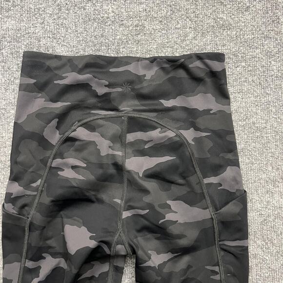 Athleta Leggings Womens XS Black Camo Ultimate 7/8 Tight High Rise Supersonic - Picture 5 of 14